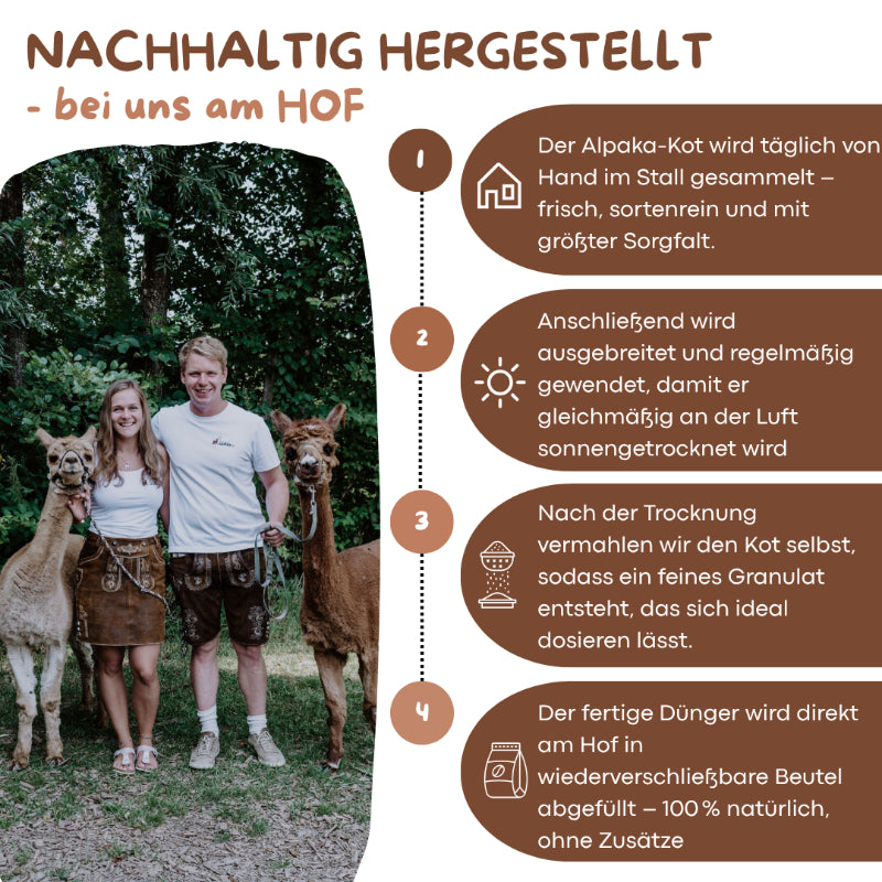Alpaka Dünger-Organischer Naturdünger