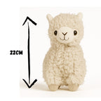 22 cm Alpaka Stofftier aus weichem Plüsch – Kuschelig