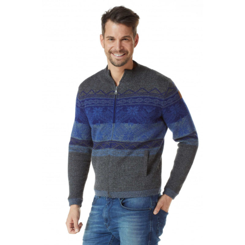 Alpaka Strickjacke GAEL aus 100% Baby Alpaka