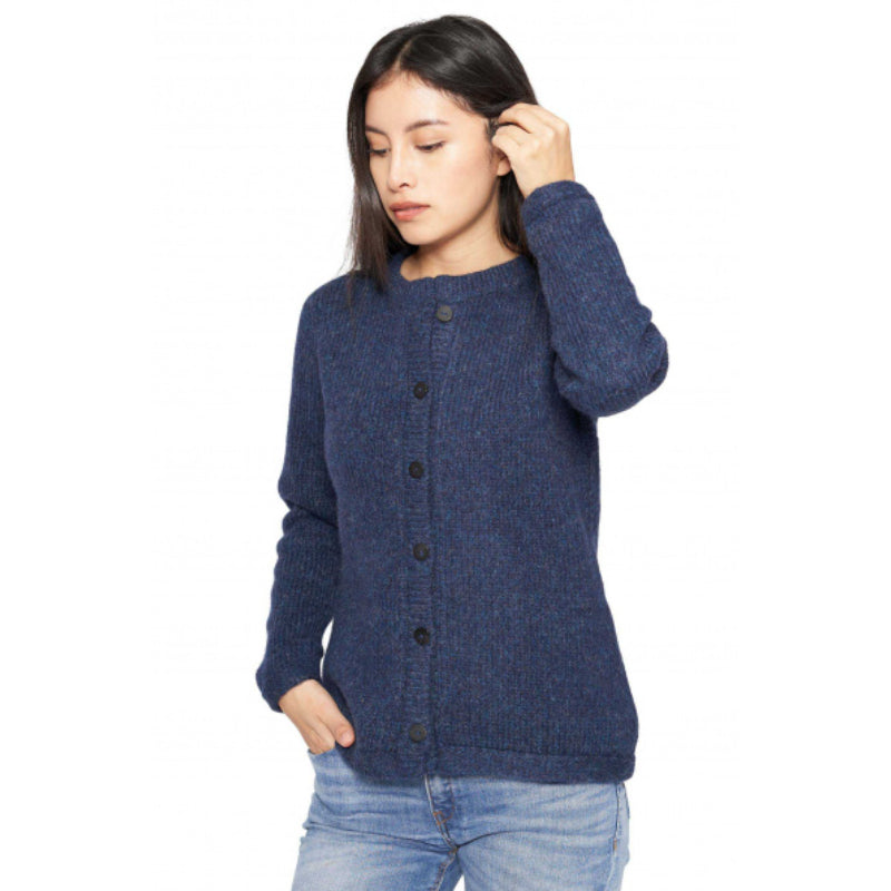 Alpaka Strickjacke ASA aus Baby Alpaka und Wolle