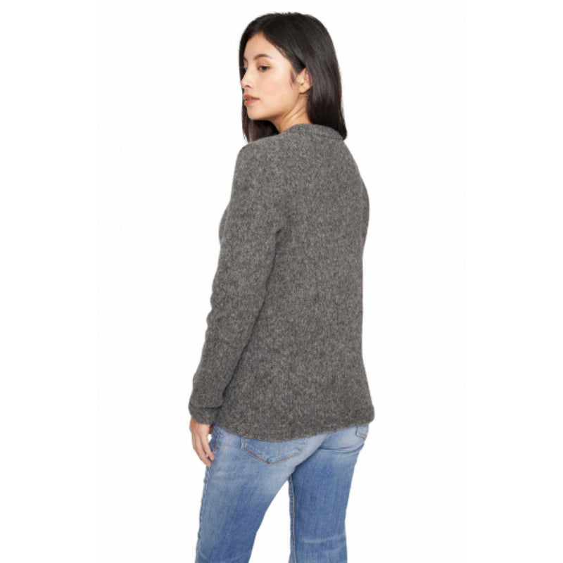 Alpaka Strickjacke ASA aus Baby Alpaka und Wolle