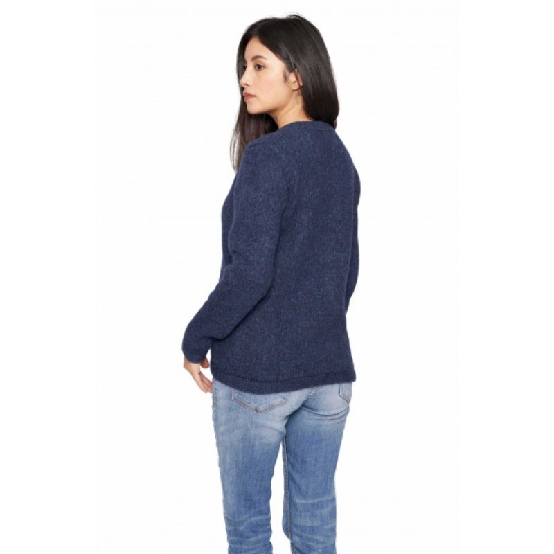 Alpaka Strickjacke ASA aus Baby Alpaka und Wolle