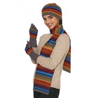 Apaka Mütze ARCO IRIS aus 100% Baby Alpaka