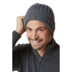 Alpaka Mütze BIANCA aus Baby Alpaka und Woll-Mix