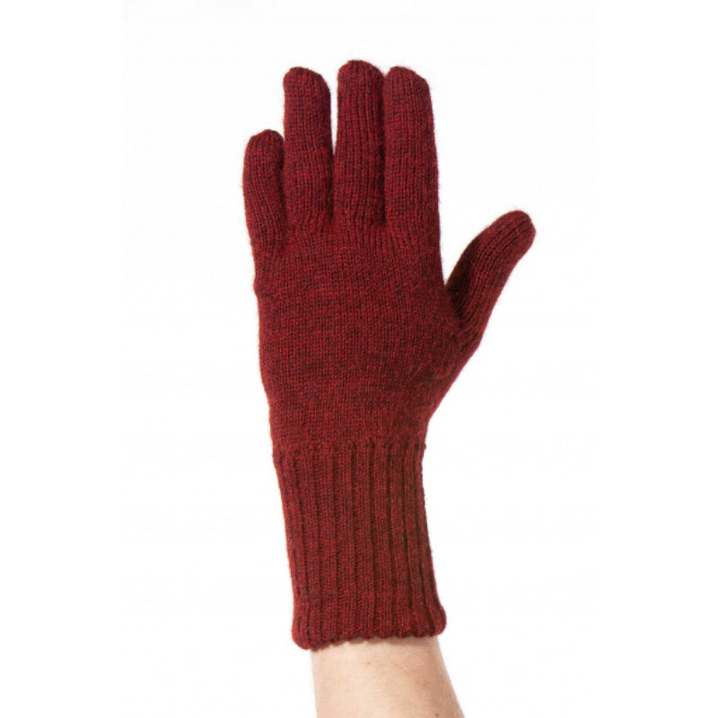 Alpaka Fingerhandschuhe wendebar UNI aus 100% Baby Alpaka