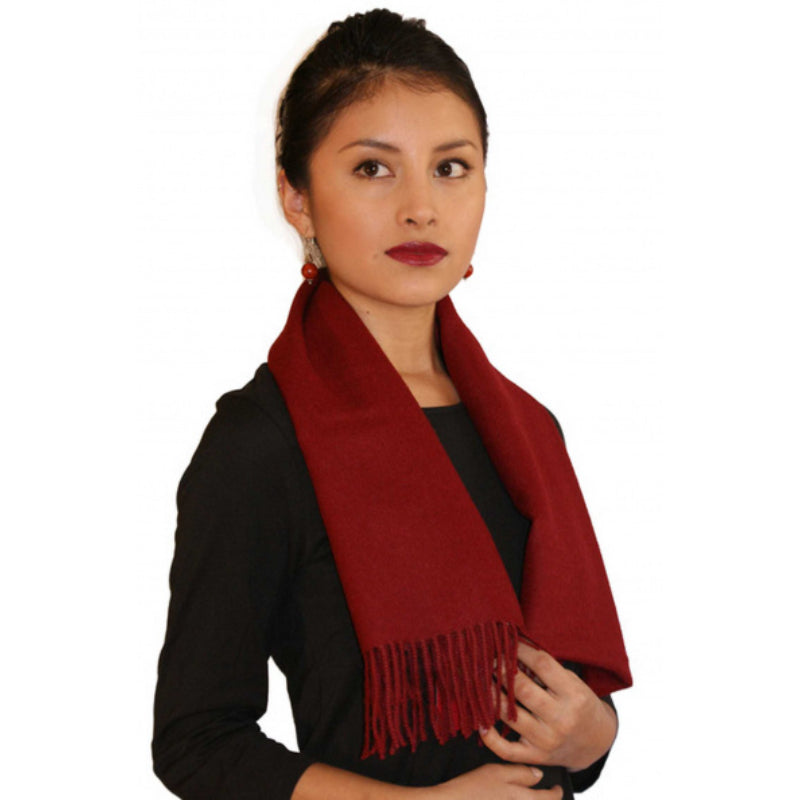 Alpaka Schal UNI aus 100% Baby Alpaka (30*180 cm)