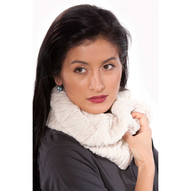 Alpaka BIESEN Ringschal aus 100% Baby Alpaka