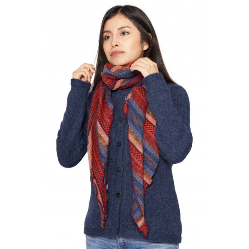 Alpaka Schal KYARA aus 100% Baby Alpaka