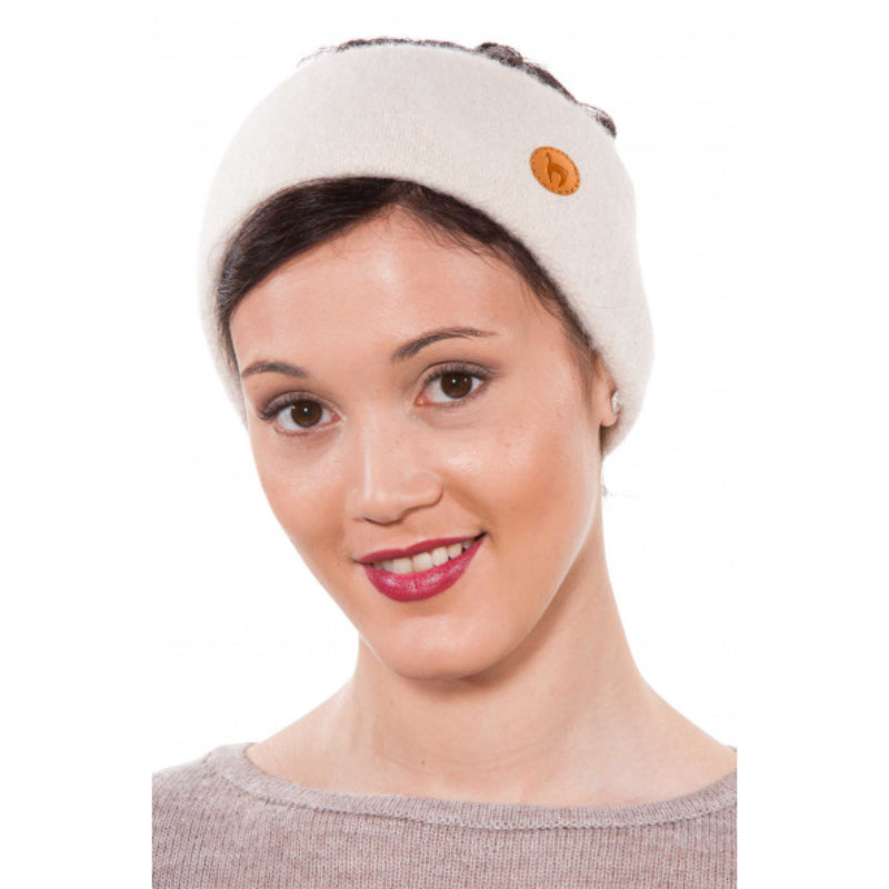 Alpaka Stirnband STRETCH aus 96% Baby Alpaka