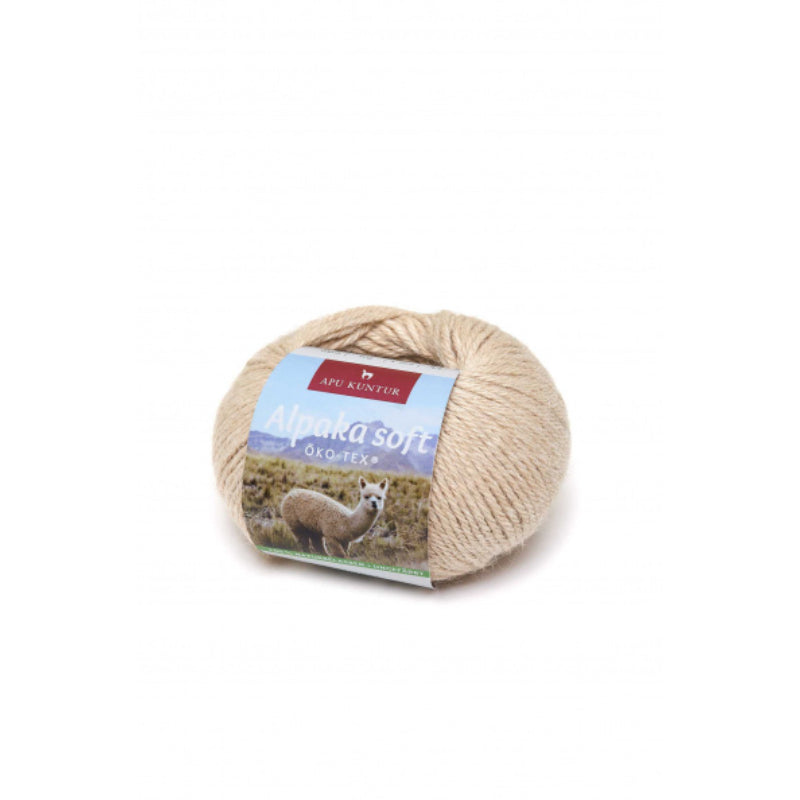 Alpaka Wolle SOFT | 50g | 100% Alpaka Superfine natur