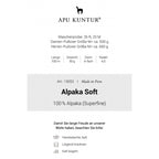 Alpaka Wolle SOFT | 50g | 100% Alpaka Superfine natur