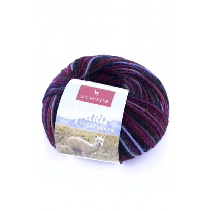 Alpaka Wolle SOCKENGARN | 50g | Alpaka-Woll-Mix grün/gelb