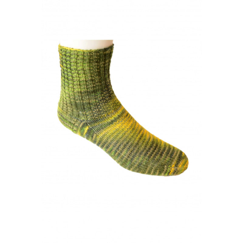 Alpaka Wolle SOCKENGARN | 50g | Alpaka-Woll-Mix grün/gelb