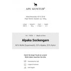 Alpaka Wolle SOCKENGARN | 50g | Alpaka-Woll-Mix lila/rosa