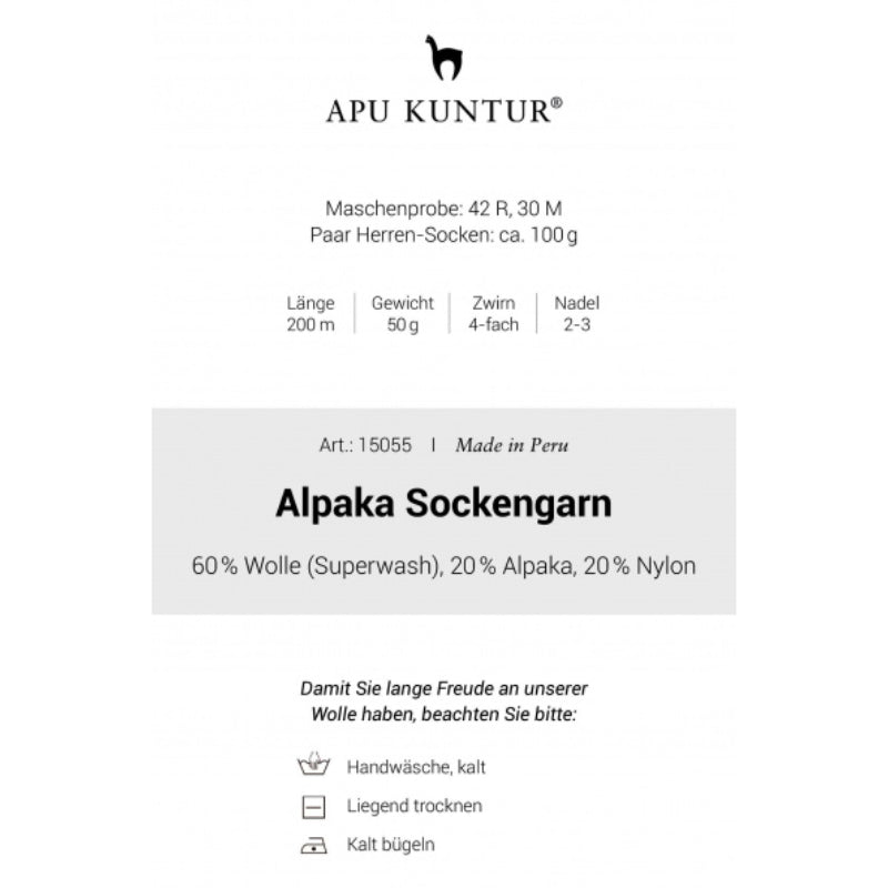 Alpaka Wolle SOCKENGARN | 50g | Alpaka-Woll-Mix lila/rosa