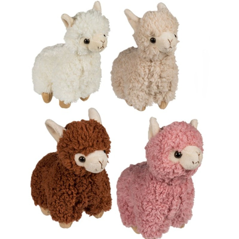 22 cm Alpaka Stofftier aus weichem Plüsch – Kuschelig