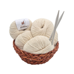 100% Baby Alpaka Wolle  |Strickwolle | 4-fädig
