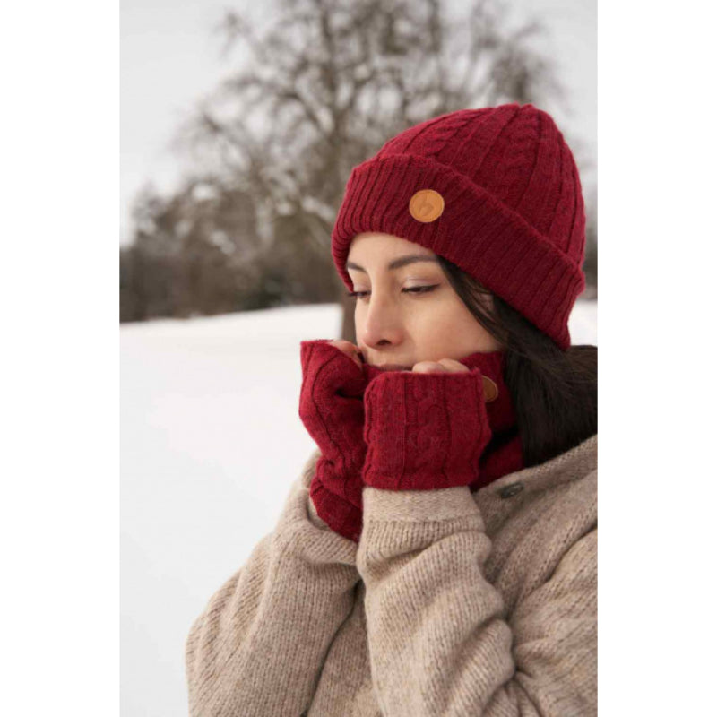 Alpaka Loop-Schal SUAVE aus Baby Alpaka und Merino