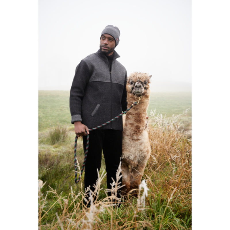 Alpaka Filzjacke OLIVER aus Alpaka und Wolle