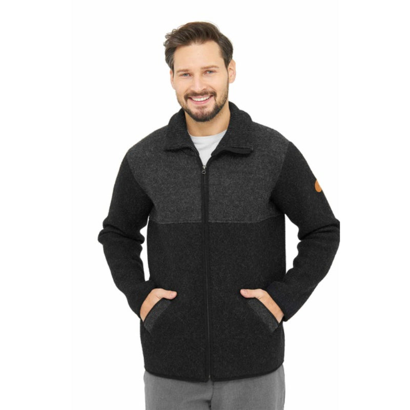 Alpaka Filzjacke OLIVER aus Alpaka und Wolle