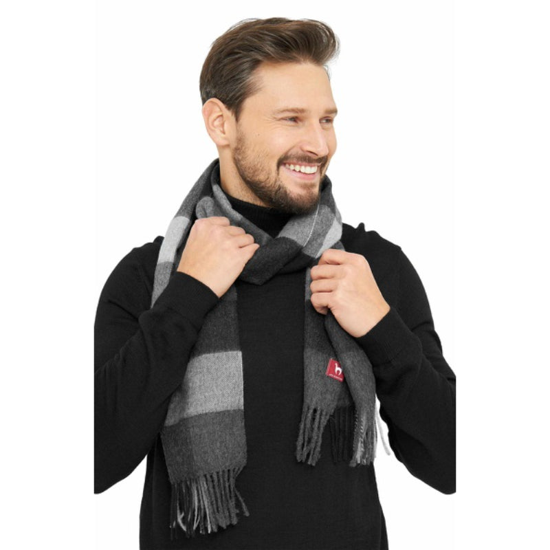 Alpaka Schal KARO aus 100% Baby Alpaka