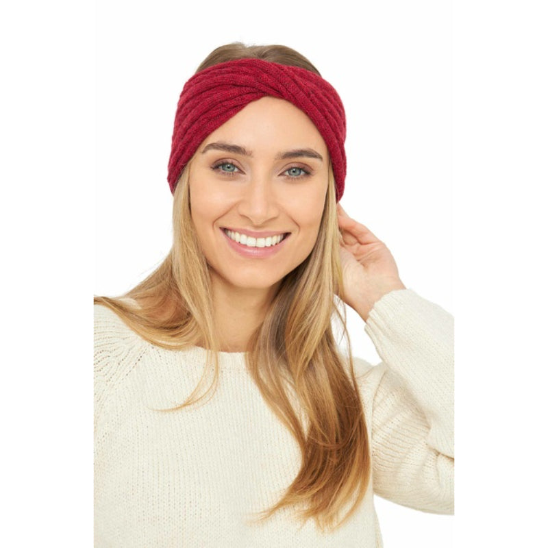 Alpaka Stirnband SUAVE Twist aus 100% Baby Alpaka