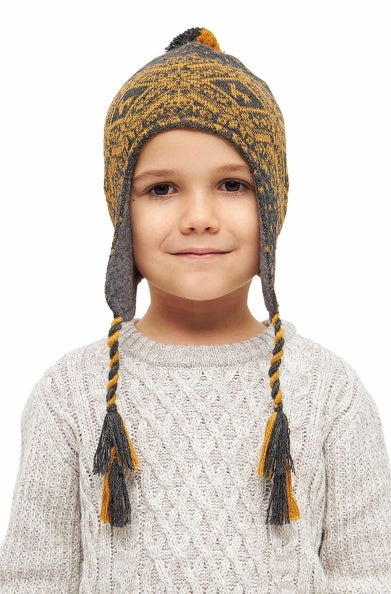 Alpaka Mütze ANDEN ROCA (für Kinder) aus 100% Alpaka