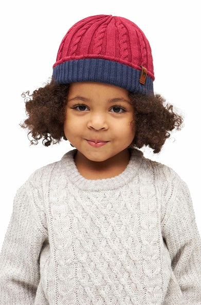 Alpaka Mütze ELISUAVE aus Alpaka-Baumwoll-Mix