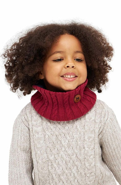 Alpaka Loopschal ELISUAVE aus Alpaka-Baumwoll-Mix