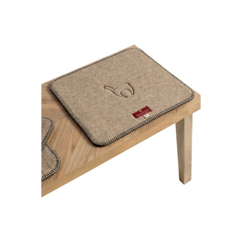 Alpaka Sitzauflage (40 x 40 cm) aus 70% Alpaka & 30% Wolle
