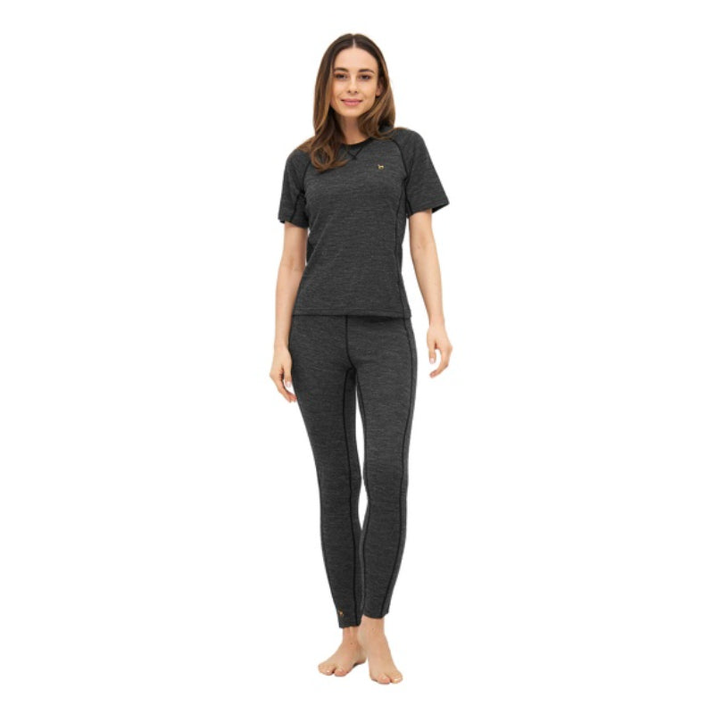 ANDEN ACTIVE Damen Thermo Hose lang mit Premium Baby Alpaka