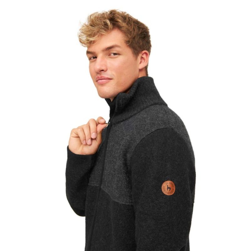 Alpaka Filzjacke OLIVER aus Alpaka und Wolle
