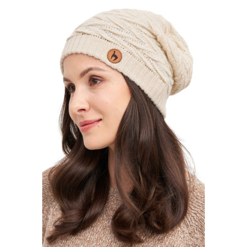 Alpaka Beret Mütze BIESEN aus 100% Baby Alpaka