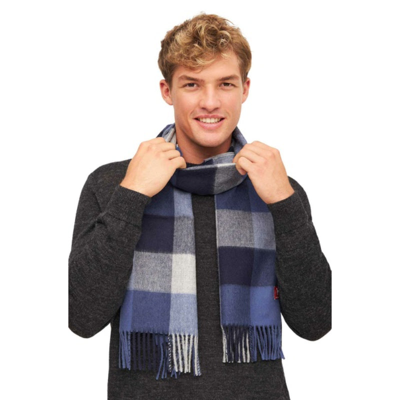 Alpaka Schal KARO aus 100% Baby Alpaka