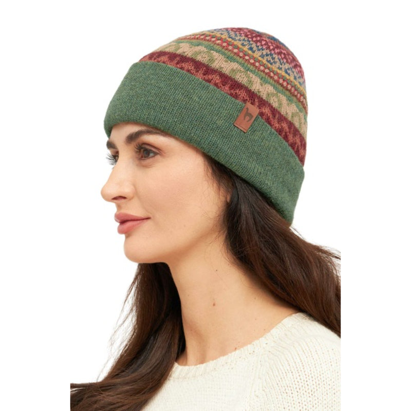 Alpaka Wendemütze LUNA aus 100% Baby Alpaka