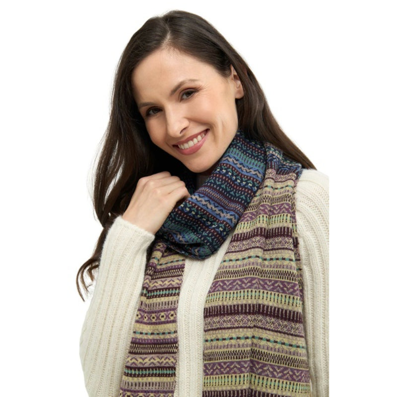 Alpaka Schal DILAYA aus 100% Baby Alpaka