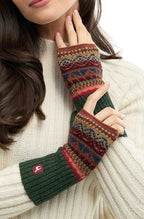 Alpaka Fingerlose Handschuhe LUNA aus 100% Baby Alpaka