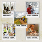 4er Pack | Alpaka Crew Socken | Fair Trade | aus Alpaka-Wolle-Mix|