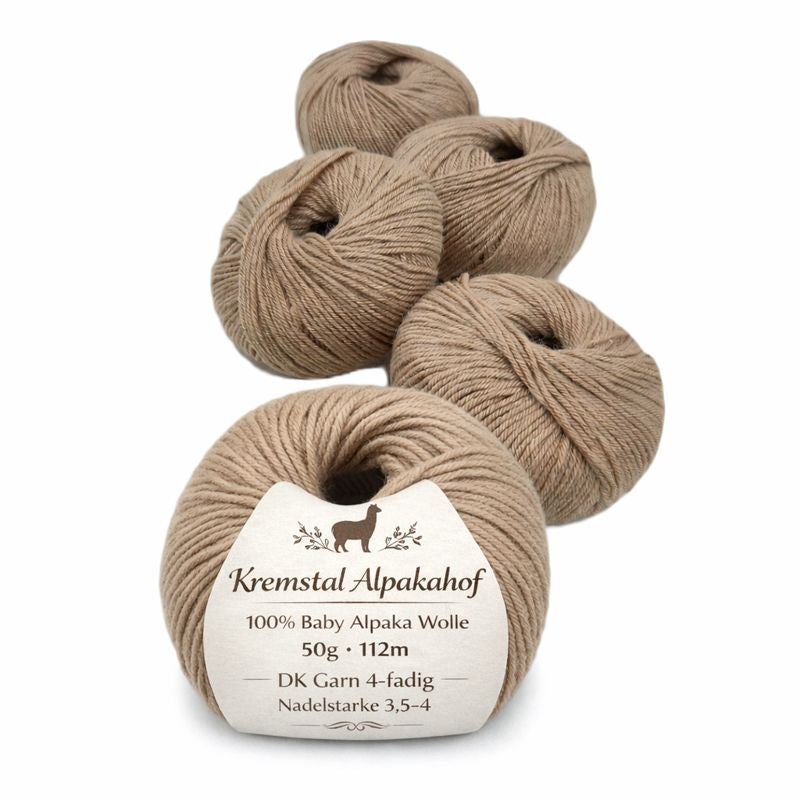 100% Baby Alpaka Wolle  |Strickwolle | 100g Set / 250 Set | 4-fädig