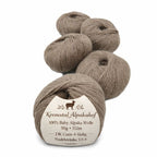 100% Baby Alpaka Wolle  |Strickwolle | 100g Set / 250 Set | 4-fädig