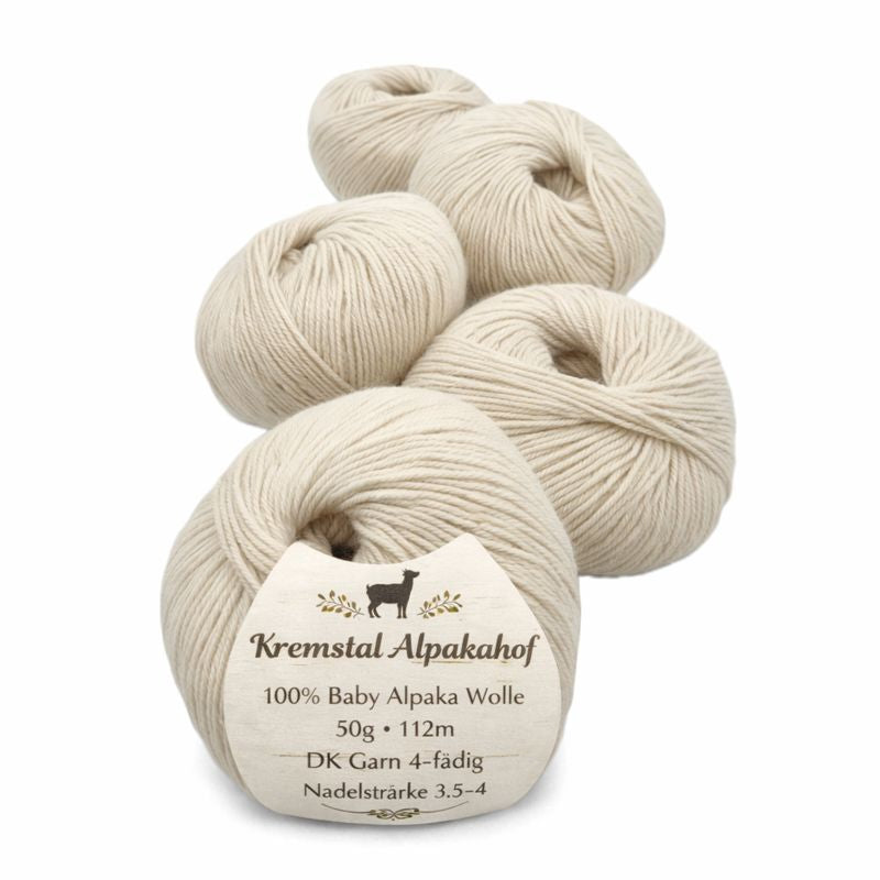 100% Baby Alpaka Wolle  |Strickwolle | 100g Set / 250 Set | 4-fädig