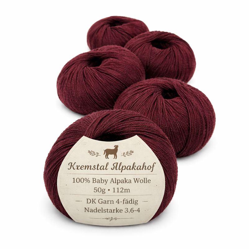 100% Baby Alpaka Wolle  |Strickwolle | 100g Set / 250 Set | 4-fädig