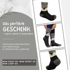Alpaka Socken Alpaquita | Fair Trade | aus Alpaka-Wolle-Mix | schwarz-grau