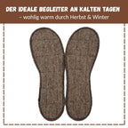 Alpaka Schuheinlagen – warme & atmungsaktive Einlegesohlen für Damen & Herren | Naturfaser Thermo Einlagen für Schuhe
