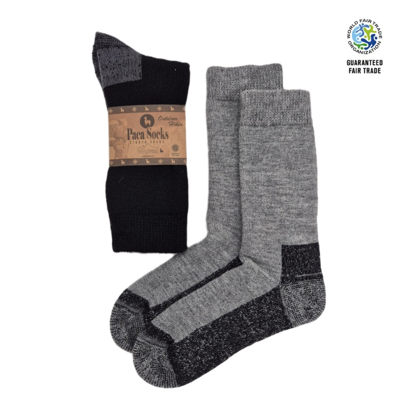 Alpaka Outdoor Hiker Socken | Fair Trade | aus Alpaka-Wolle-Mix