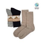 4er Pack | Alpaka Crew Socken | Fair Trade | aus Alpaka-Wolle-Mix|