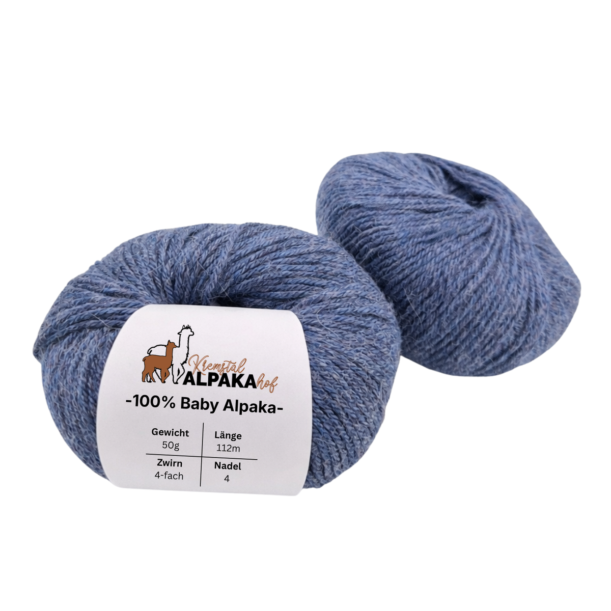 100% Baby Alpaka Wolle  |Strickwolle | 4-fädig
