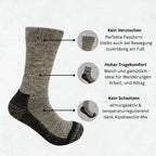 Alpaka Outdoor Hiker Socken | Fair Trade | aus Alpaka-Wolle-Mix