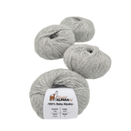 100% Baby Alpaka Wolle  |Strickwolle | 4-fädig