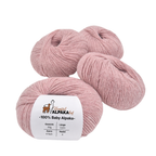 100% Baby Alpaka Wolle  |Strickwolle | 4-fädig
